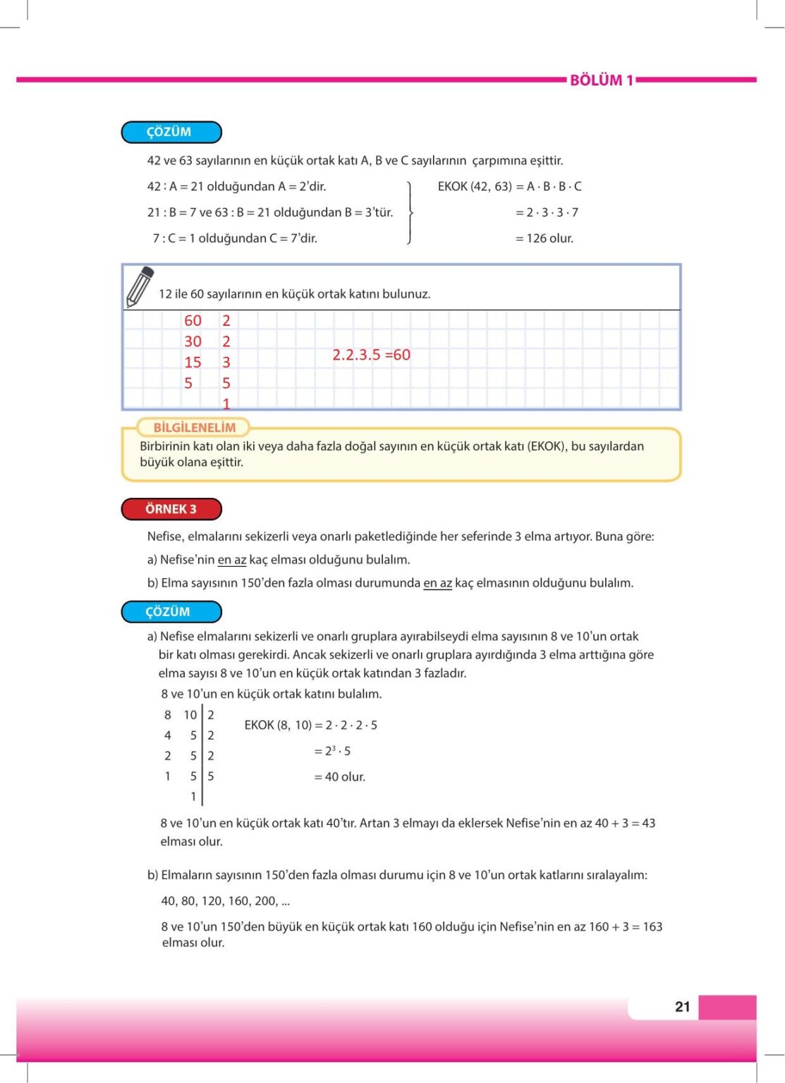 8 Sınıf Matematik Sayfa 21 Cevabı Meb Yayınları derskitabicevaplarim