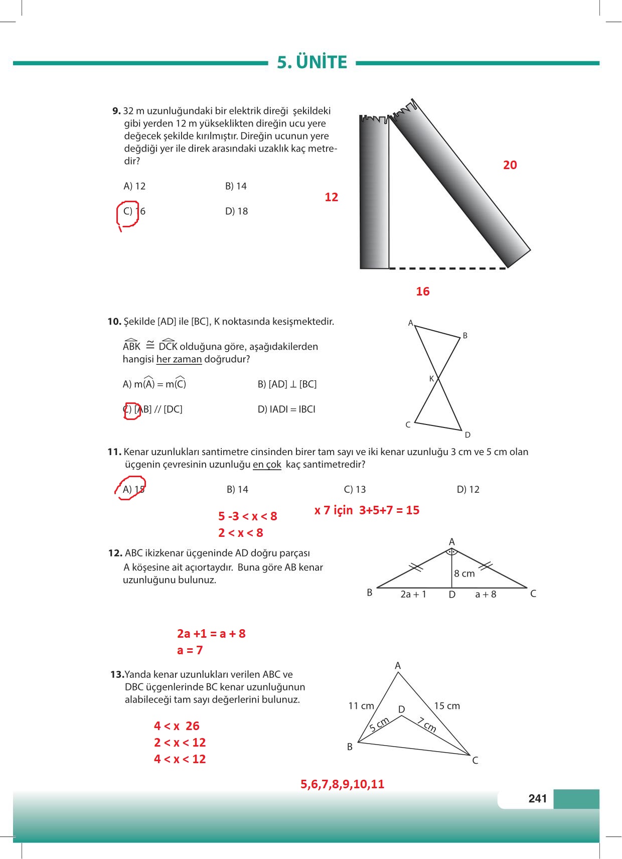 S N F Matematik Sayfa Cevab Meb Yay Nlar