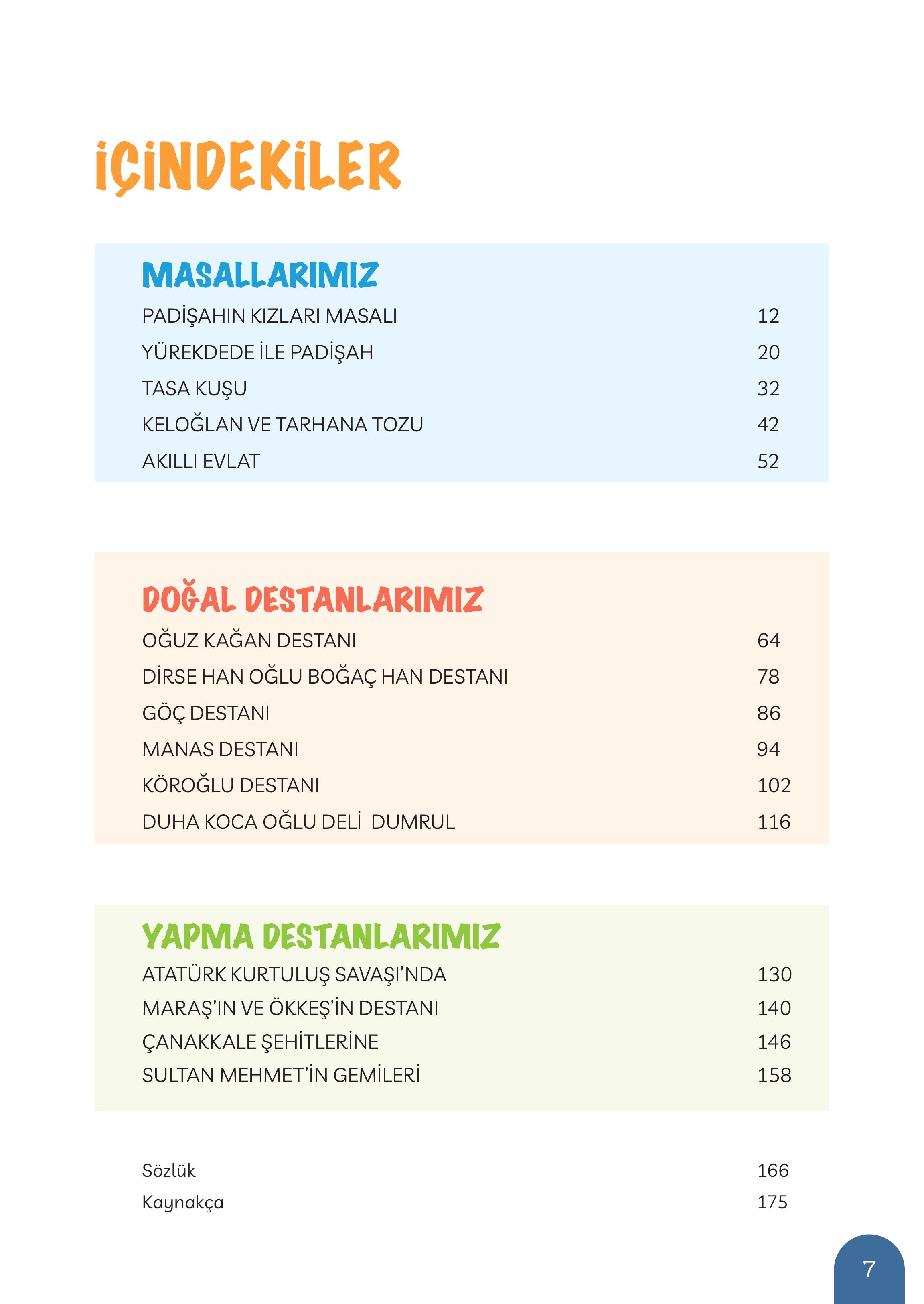 5 Sınıf Meb Yayınları Masal Ve Destanlarımız Ders Kitabı Sayfa 8