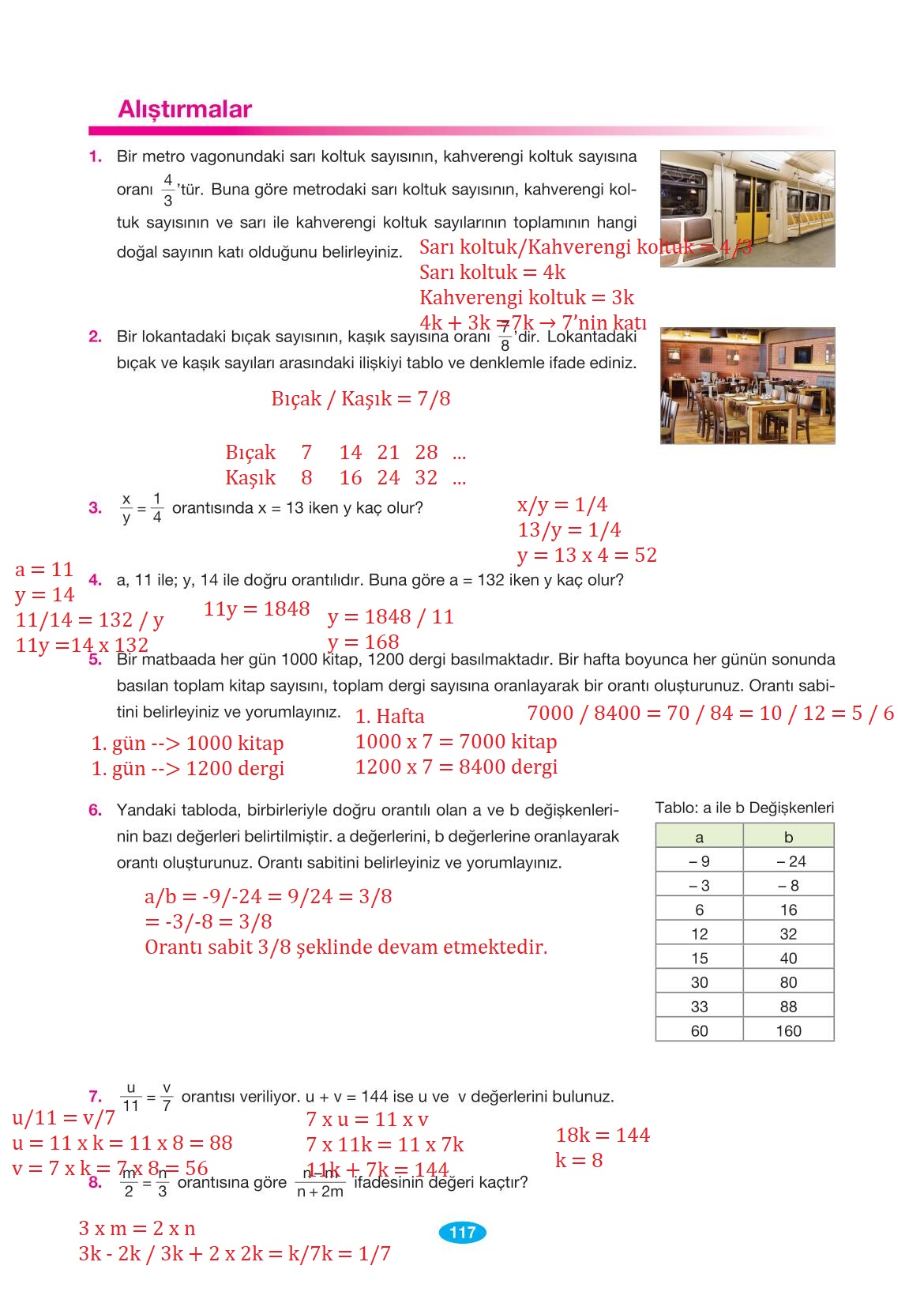 7. Sınıf Matematik Berkay Yayınları Sayfa 117 Cevapları ...