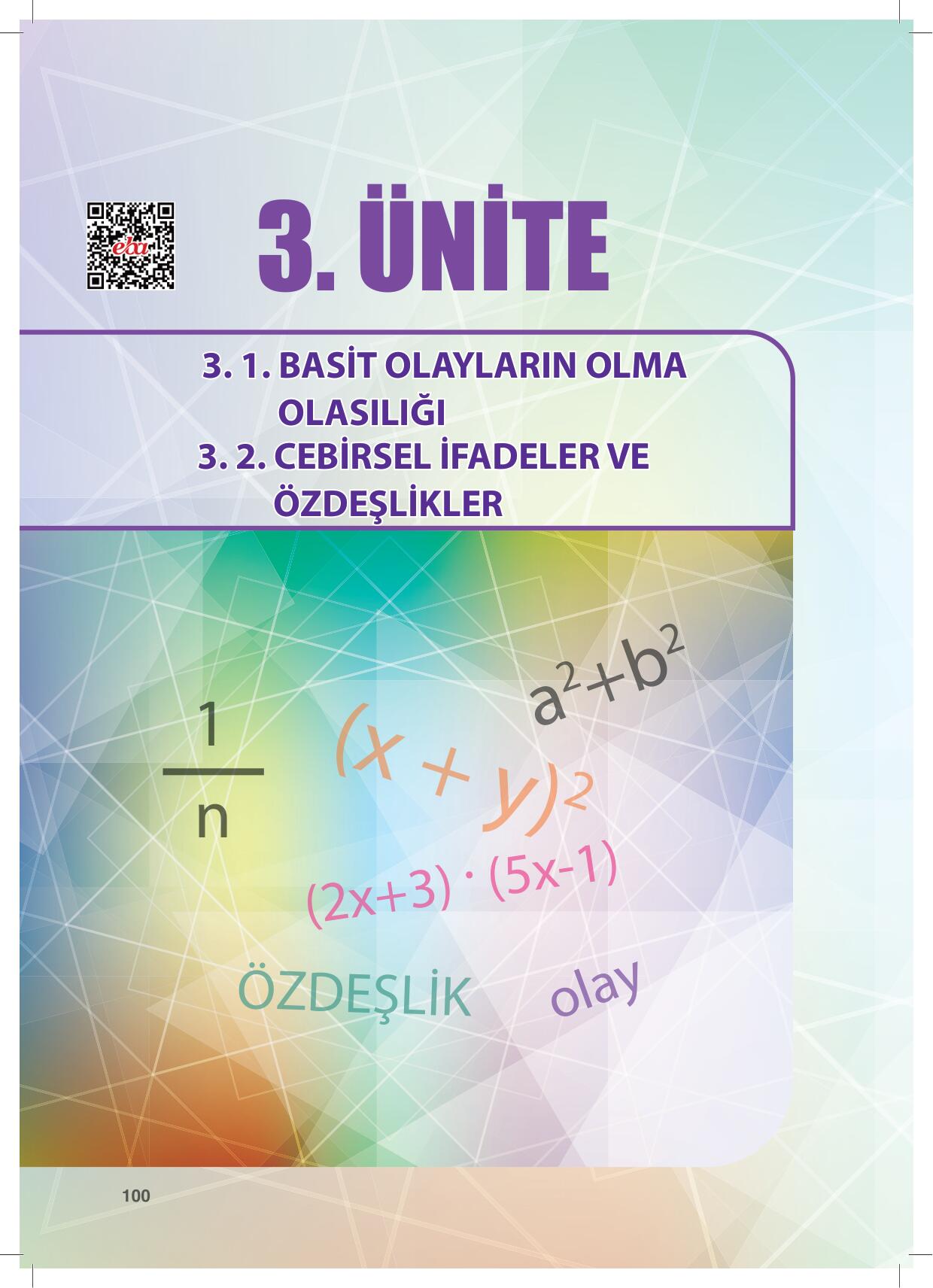 8. Sınıf Matematik Sayfa 100 Cevabı Meb Yayınları ...