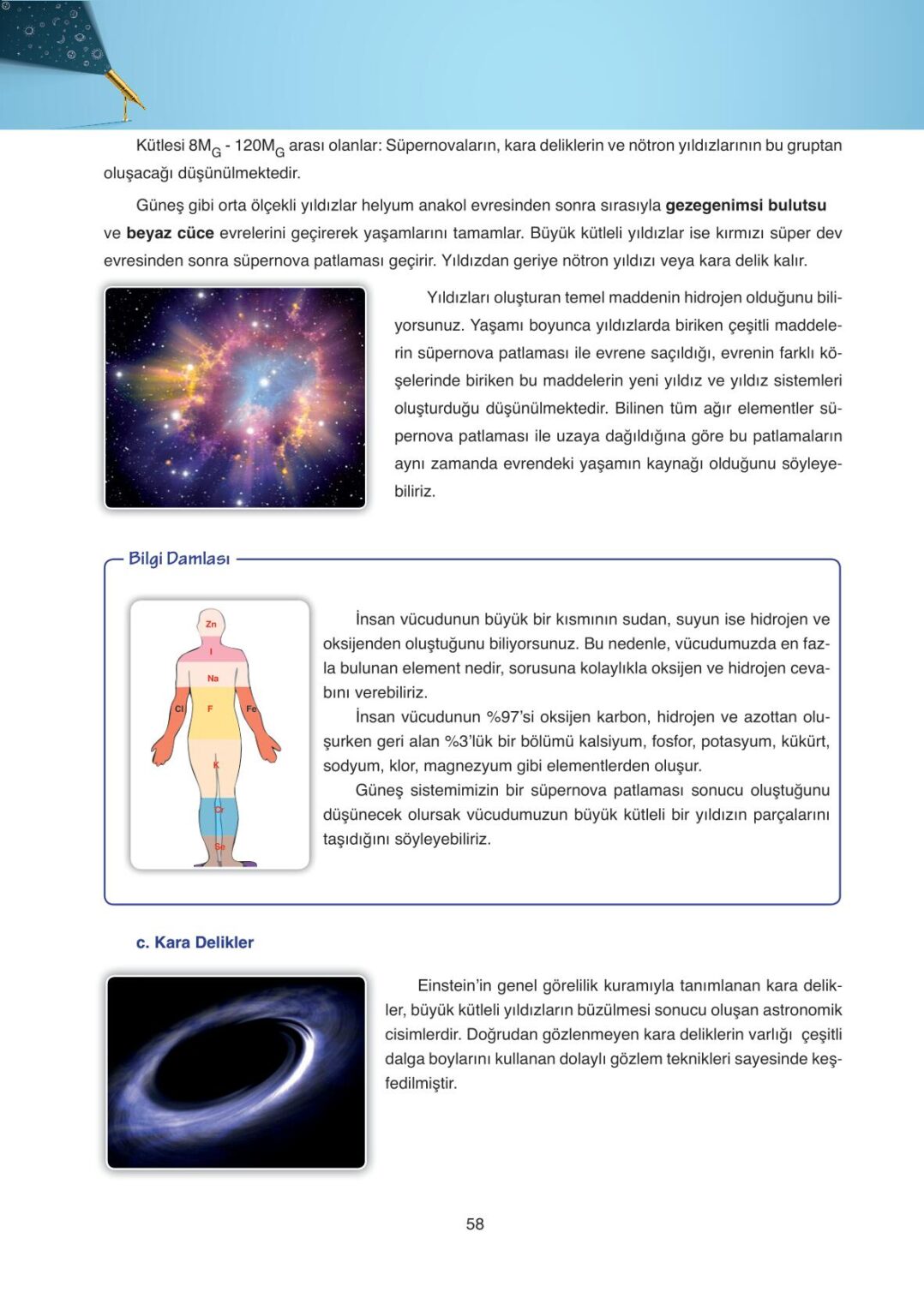 Astronomi Ve Uzay Bilimleri Ata Yayınları Sayfa 58 Cevapları ...