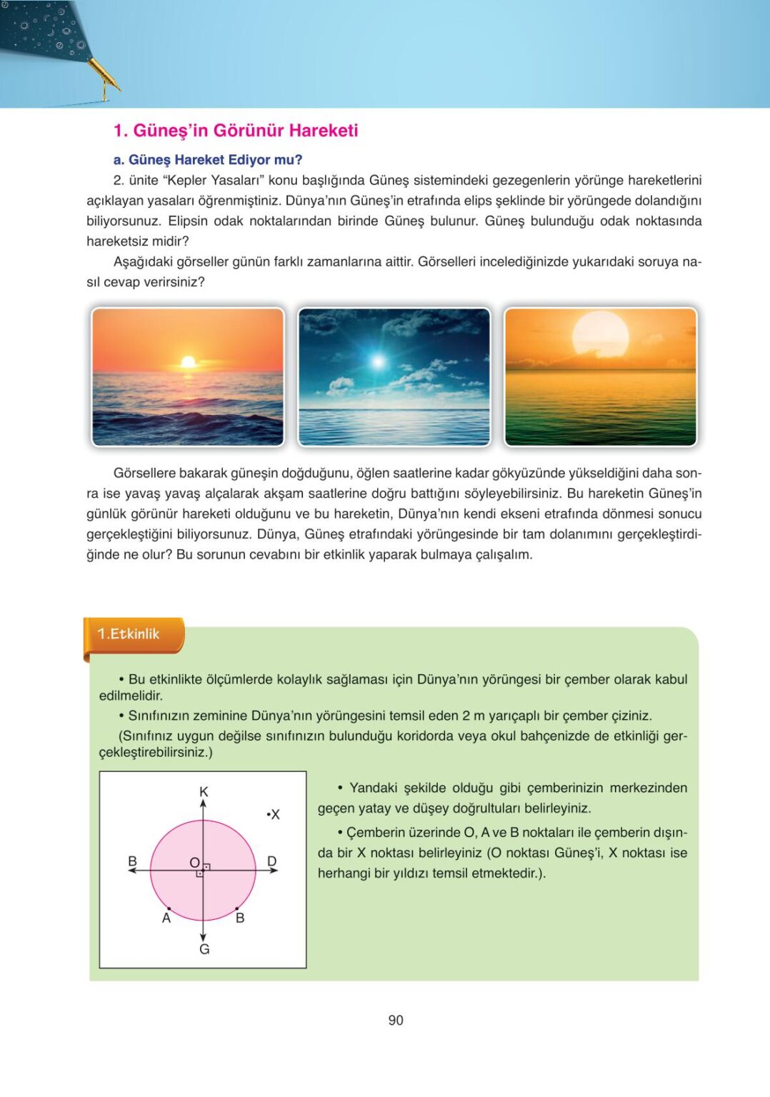 Astronomi Ve Uzay Bilimleri Ata Yayınları Sayfa 90 Cevapları