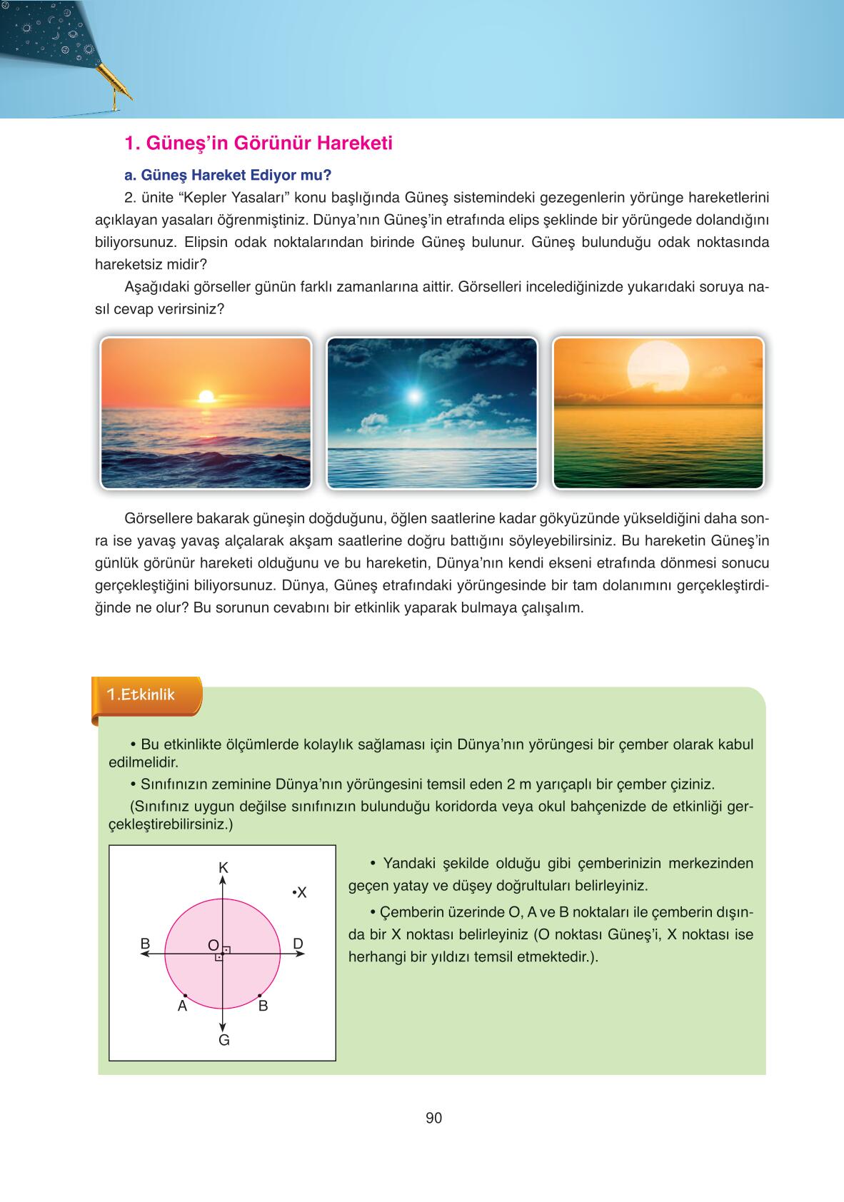 Astronomi Ve Uzay Bilimleri Ata Yayınları Sayfa 90 Cevapları