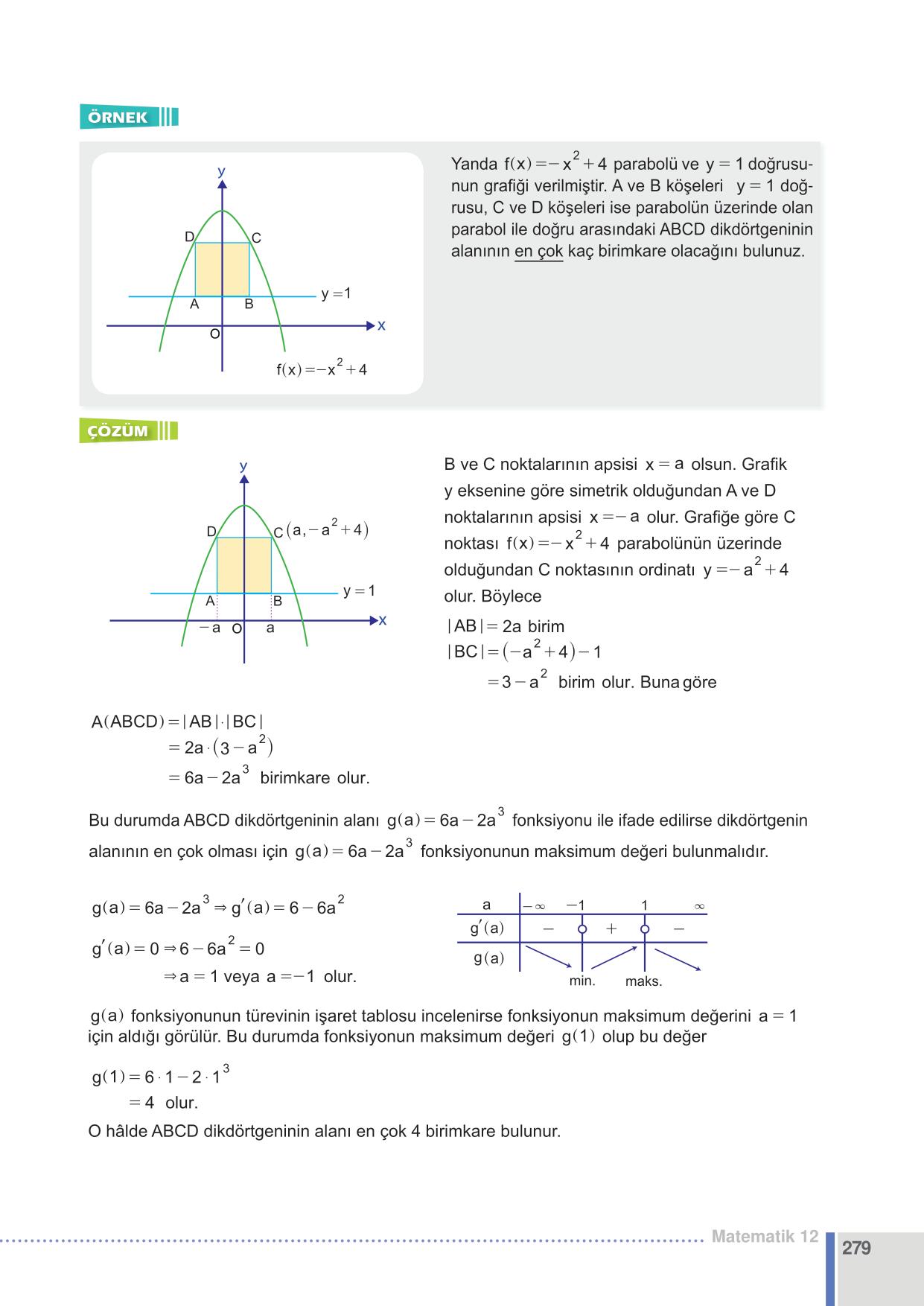 12. Sınıf Matematik Meb Yayınları Sayfa 279 Cevapları ...