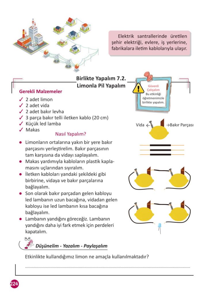 3. Sınıf Fen Bilimleri Meb Yayınları Sayfa 224 Cevapları ...