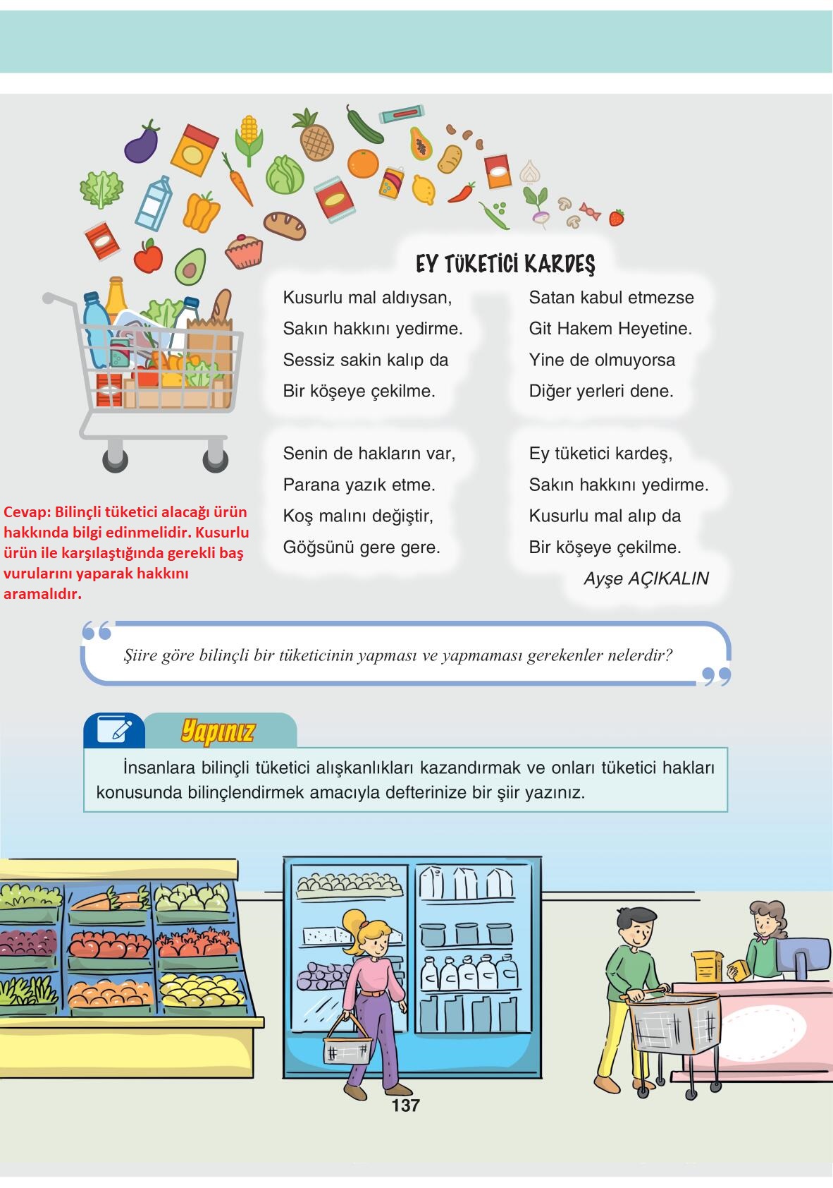 4. Sınıf Sosyal Bilgiler Tuna Yayınları Sayfa 137 Cevapları ...