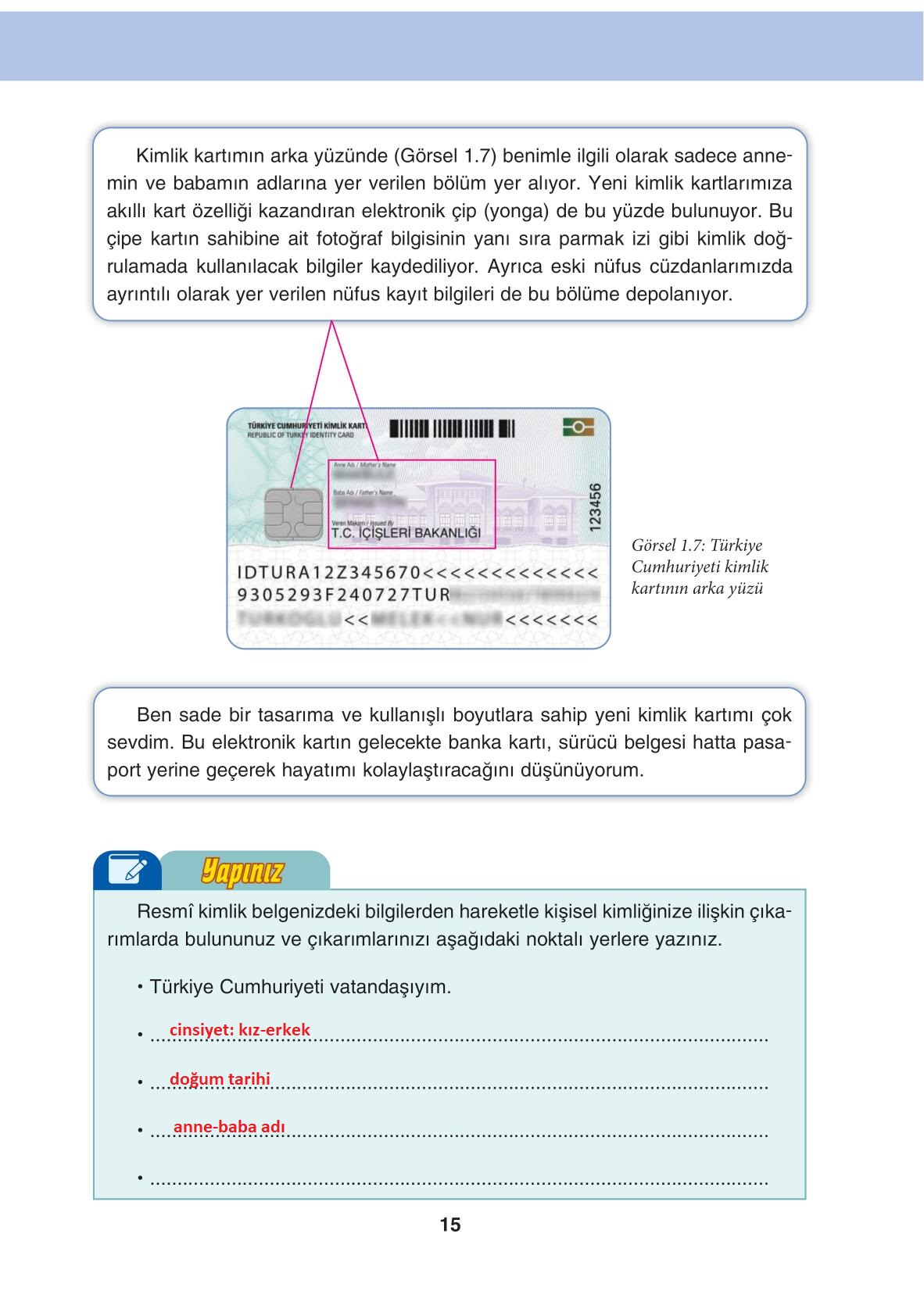 4. Sınıf Sosyal Bilgiler Tuna Yayınları Sayfa 15 Cevapları ...