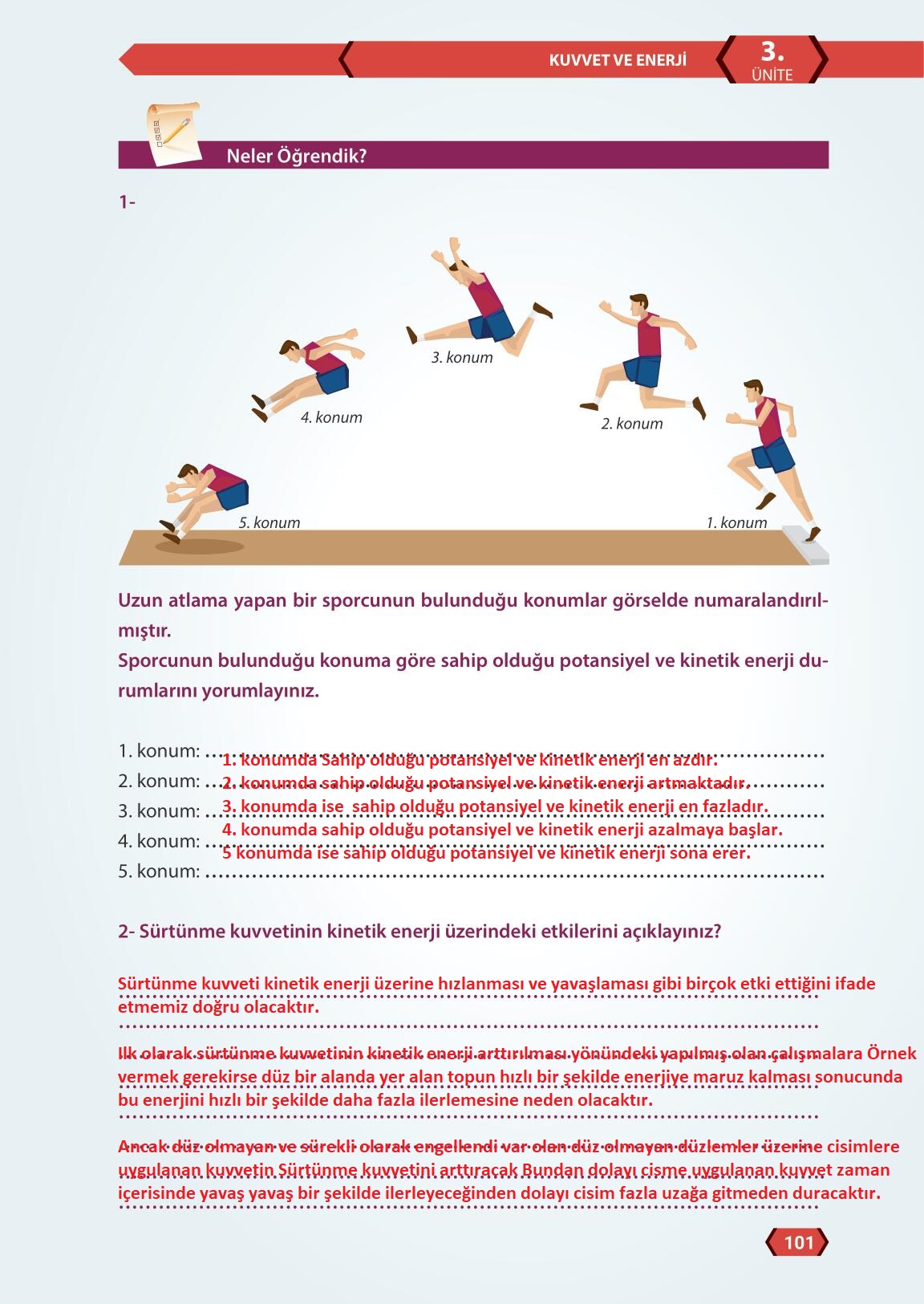 7. Sınıf Fen Bilimleri Meb Yayınları Sayfa 101 Cevapları ...