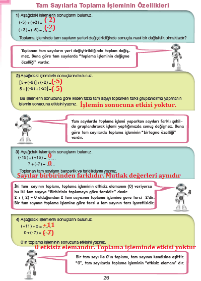 7. Sınıf Matematik Meb Yayınları Sayfa 26 Cevapları ...