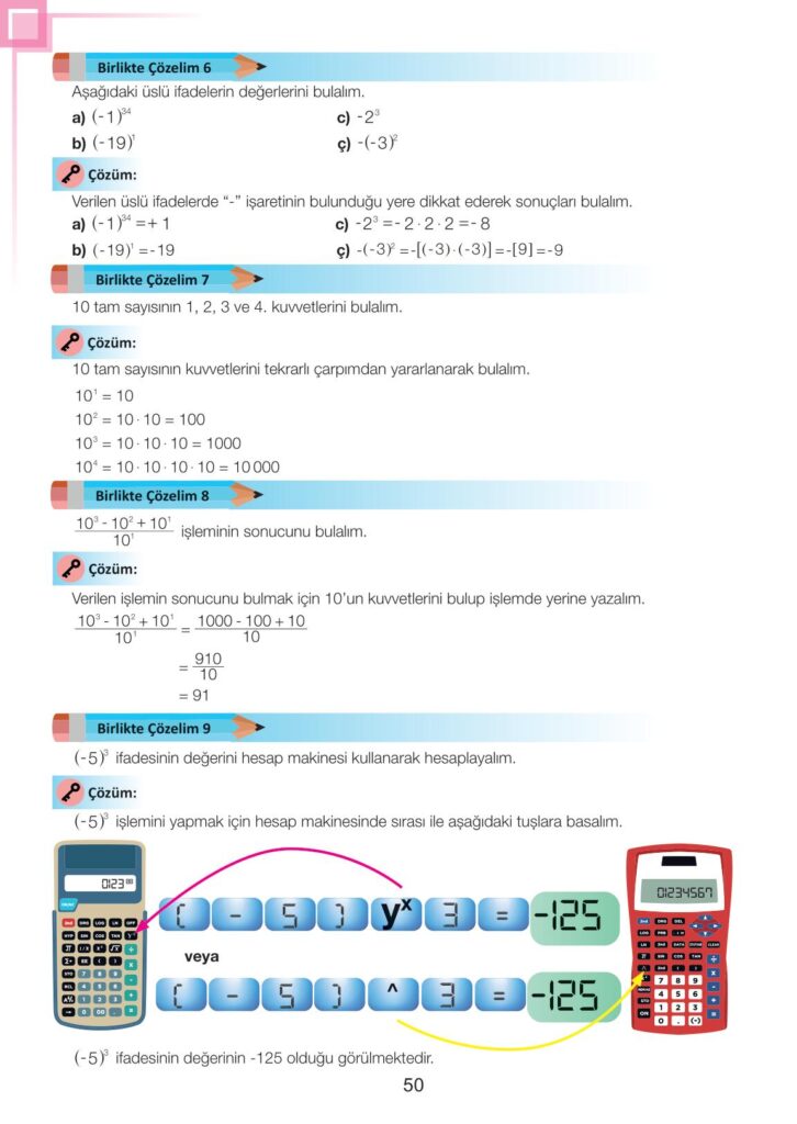 7. Sınıf Matematik Meb Yayınları Sayfa 50 Cevapları ...