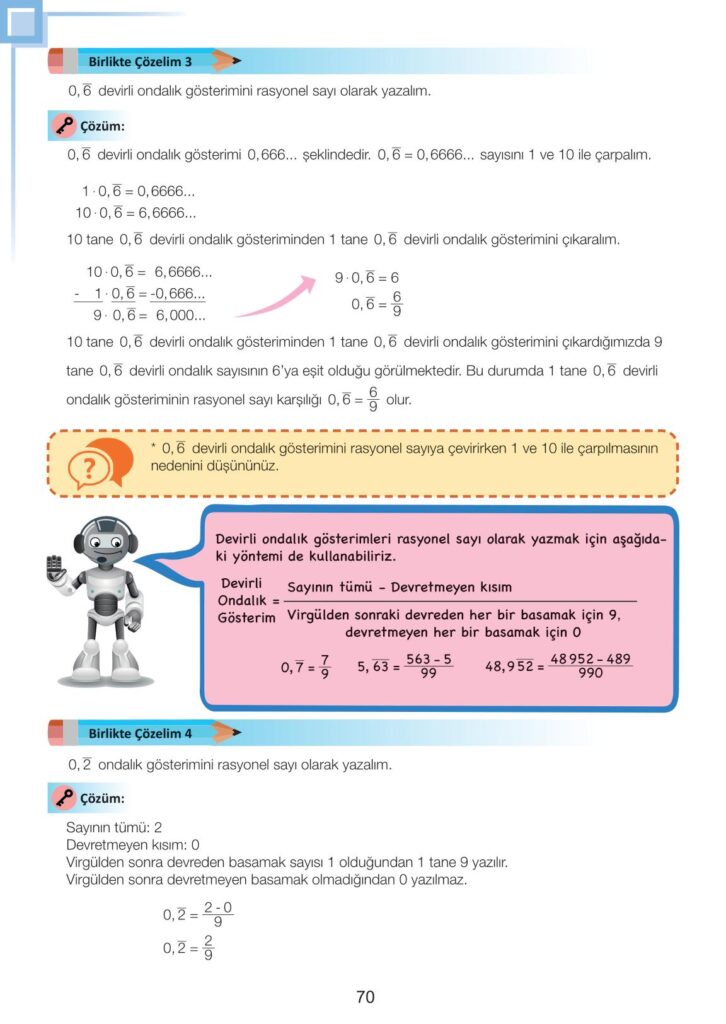 7. Sınıf Matematik Meb Yayınları Sayfa 70 Cevapları ...