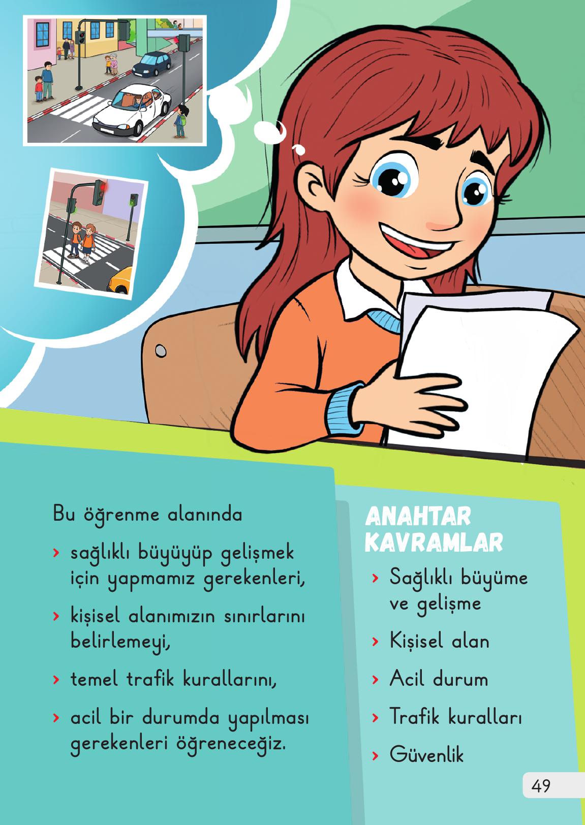 1. Sınıf Meb Yayınları Hayat Bilgisi 1. Kitap Ders Kitabı Sayfa 49 Cevapları