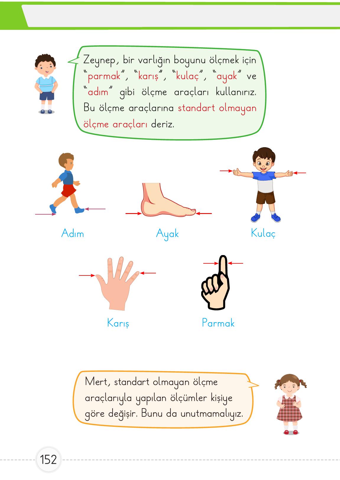 1. Sınıf Meb Yayınları Matematik Ders Kitabı Sayfa 152 Cevapları