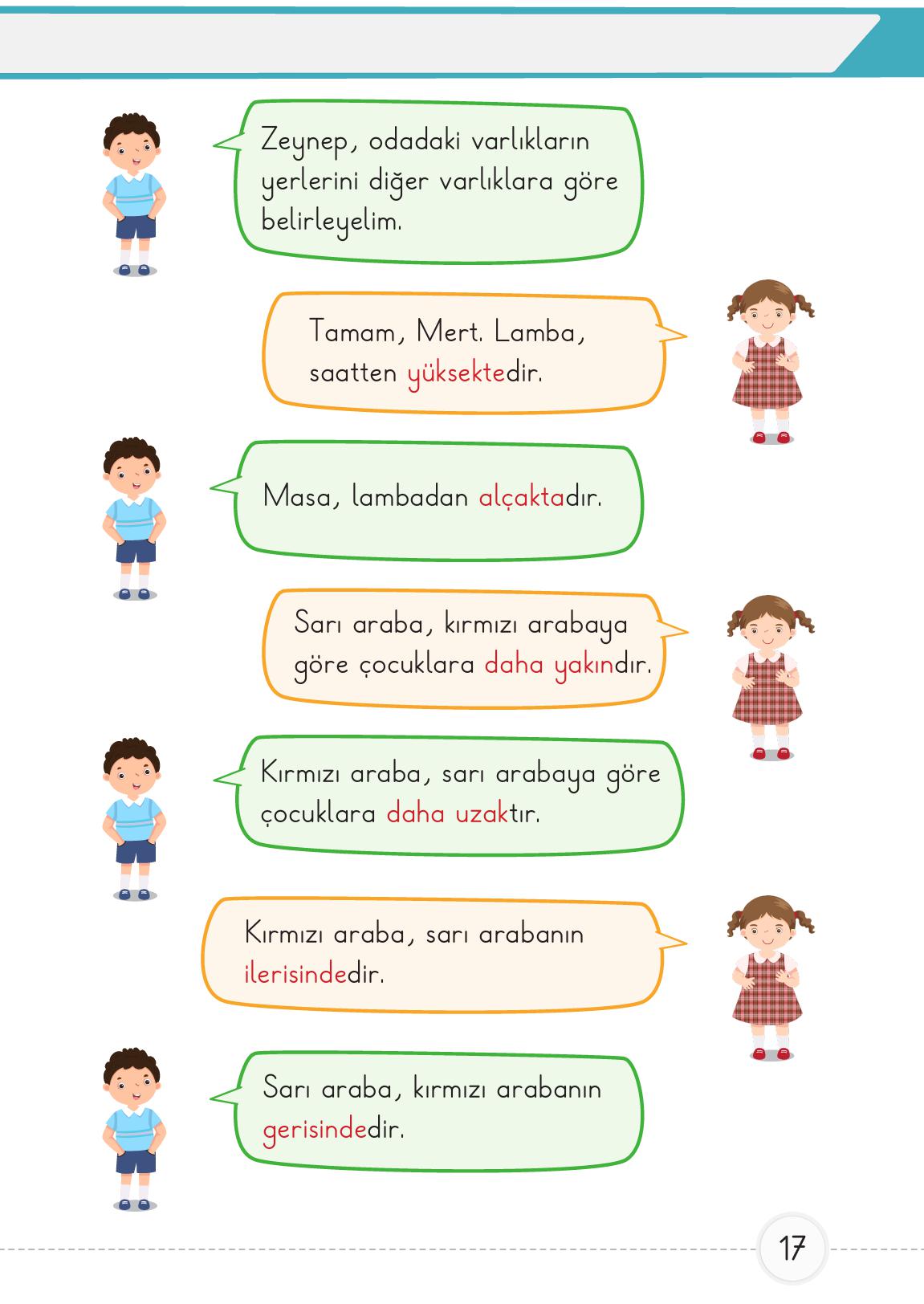 1. Sınıf Meb Yayınları Matematik Ders Kitabı Sayfa 17 Cevapları