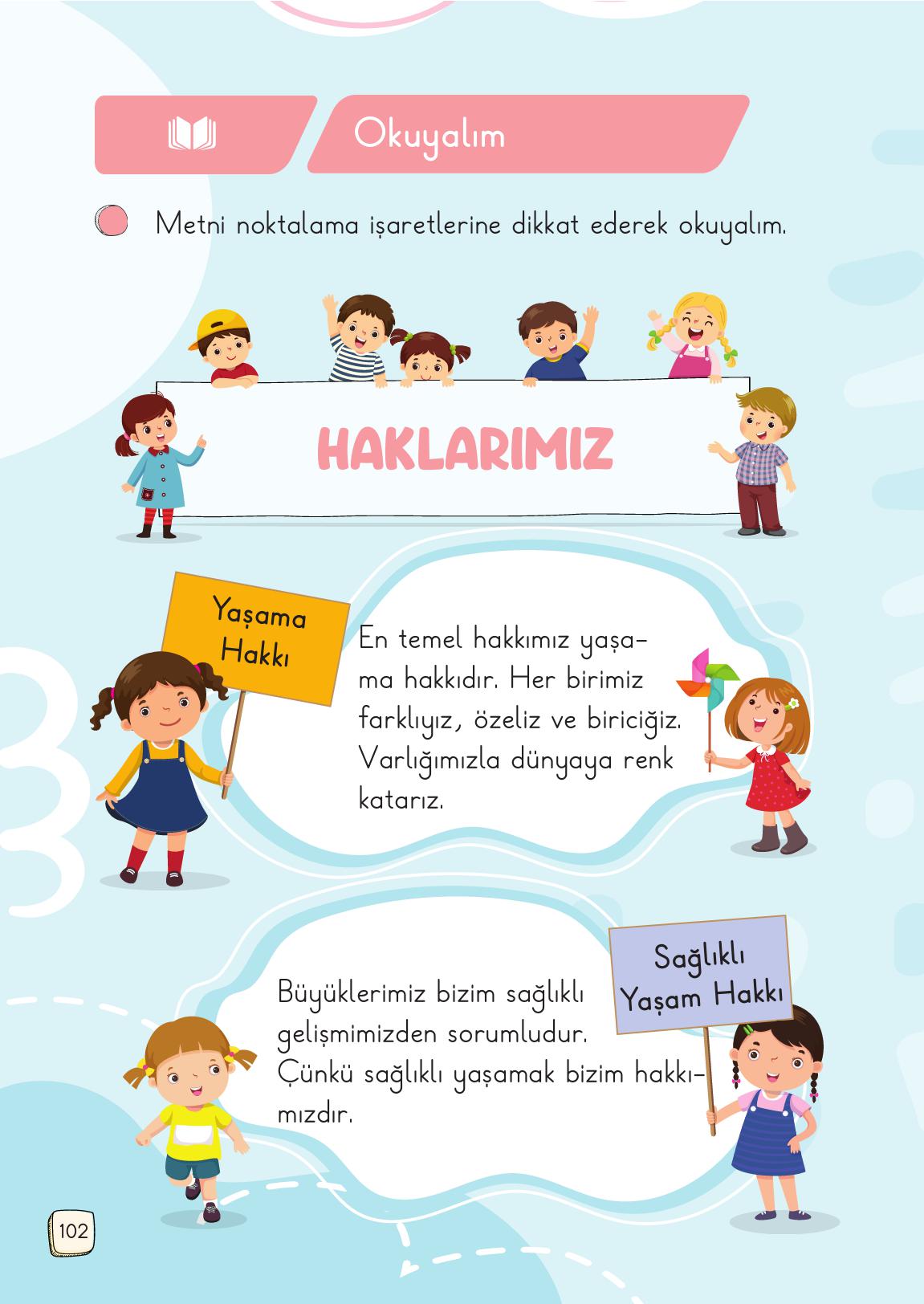 1. Sınıf Meb Yayınları Türkçe 2. Kitap Ders Kitabı Sayfa 102 Cevapları