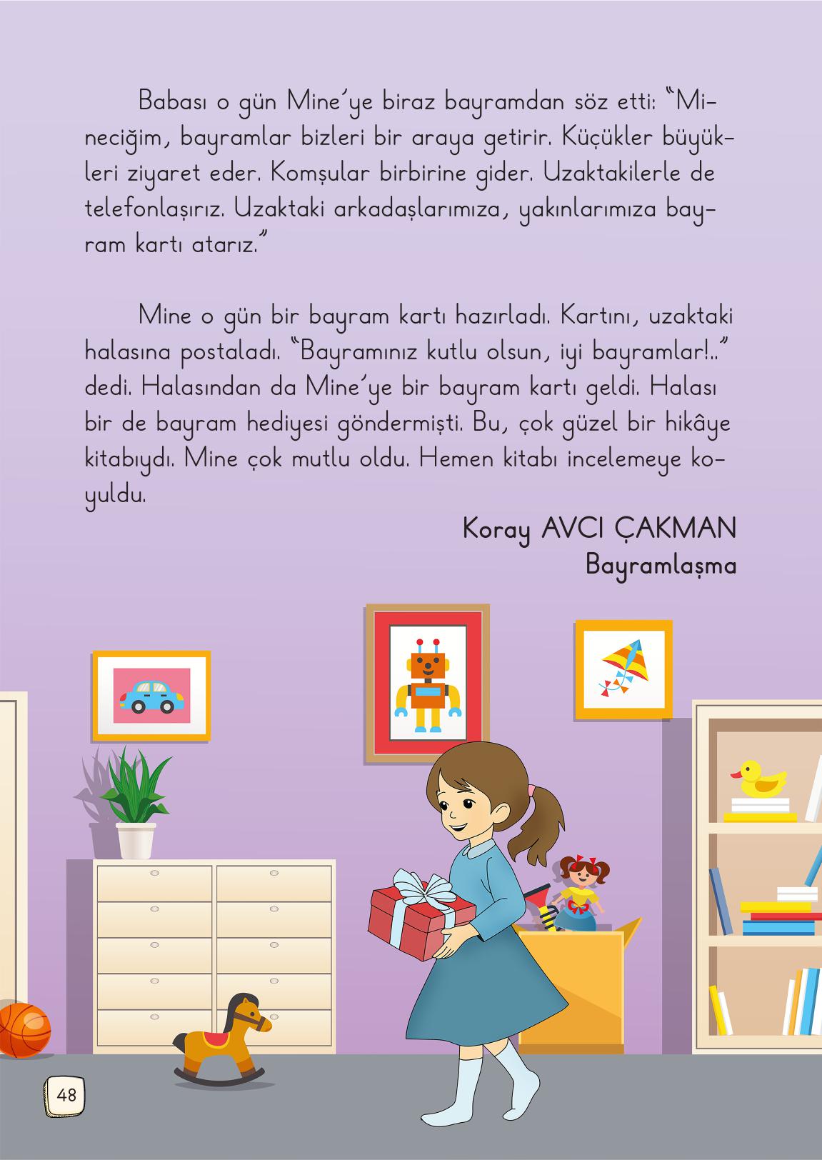 1. Sınıf Meb Yayınları Türkçe 2. Kitap Ders Kitabı Sayfa 48 Cevapları