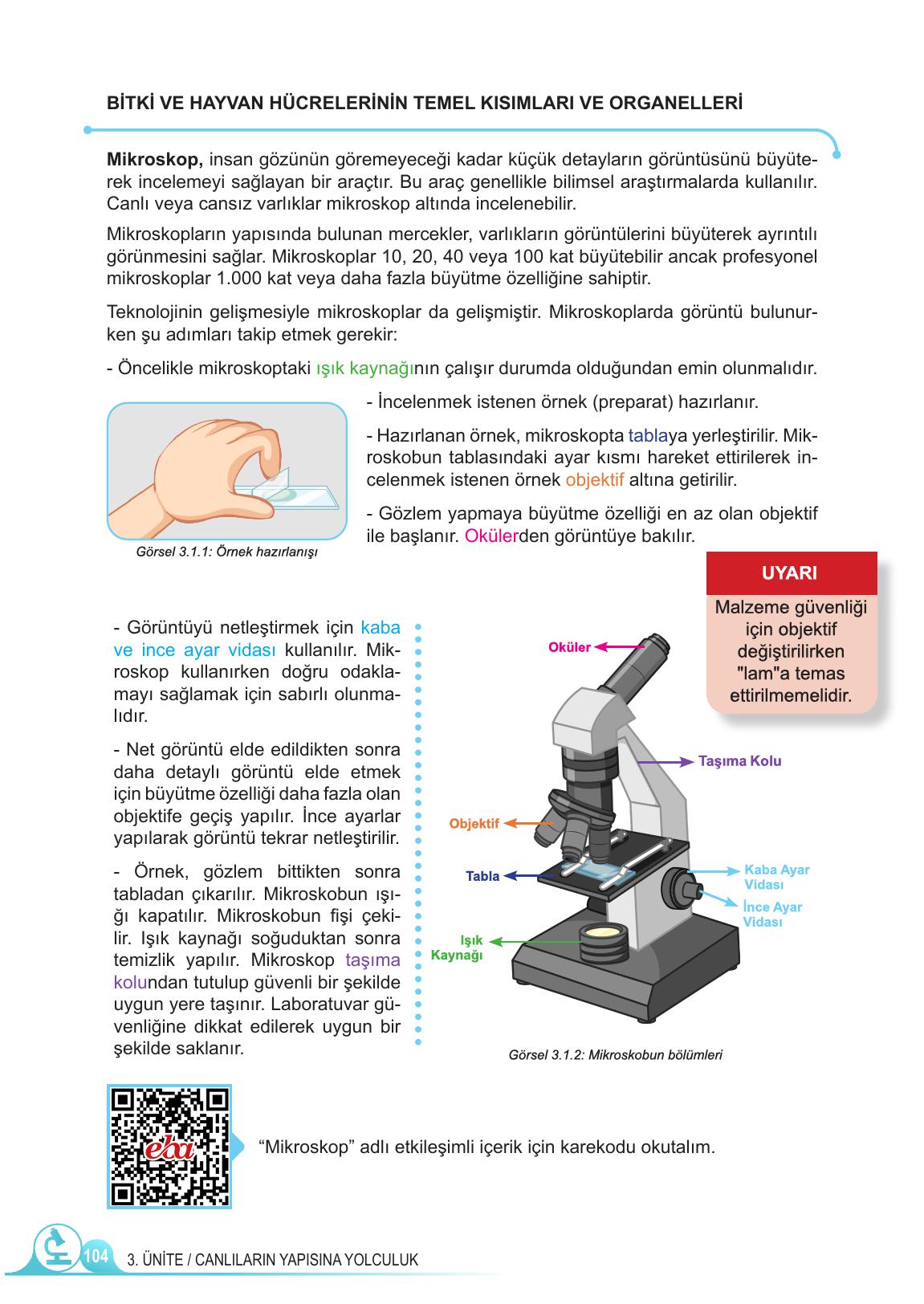 5. Sınıf Meb Yayınları Fen Bilimleri Ders Kitabı Sayfa 104 Cevapları