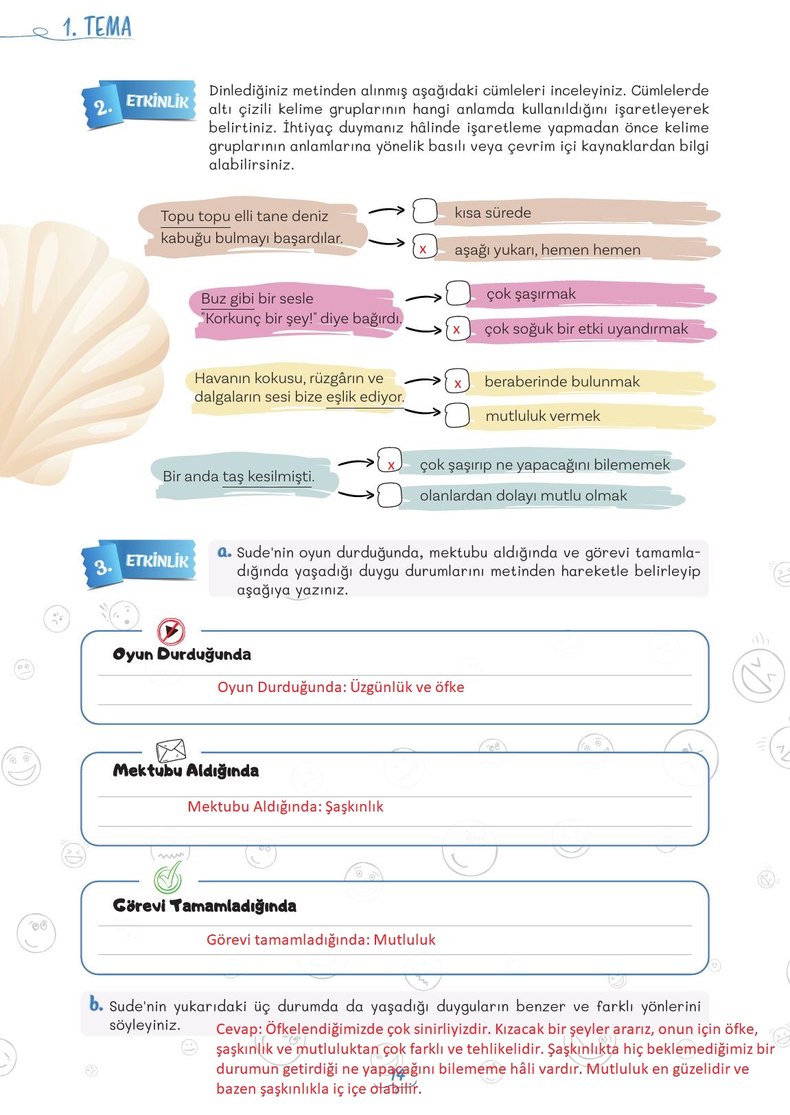 5. Sınıf Meb Yayınları Türkçe Ders Kitabı Sayfa 14 Cevapları