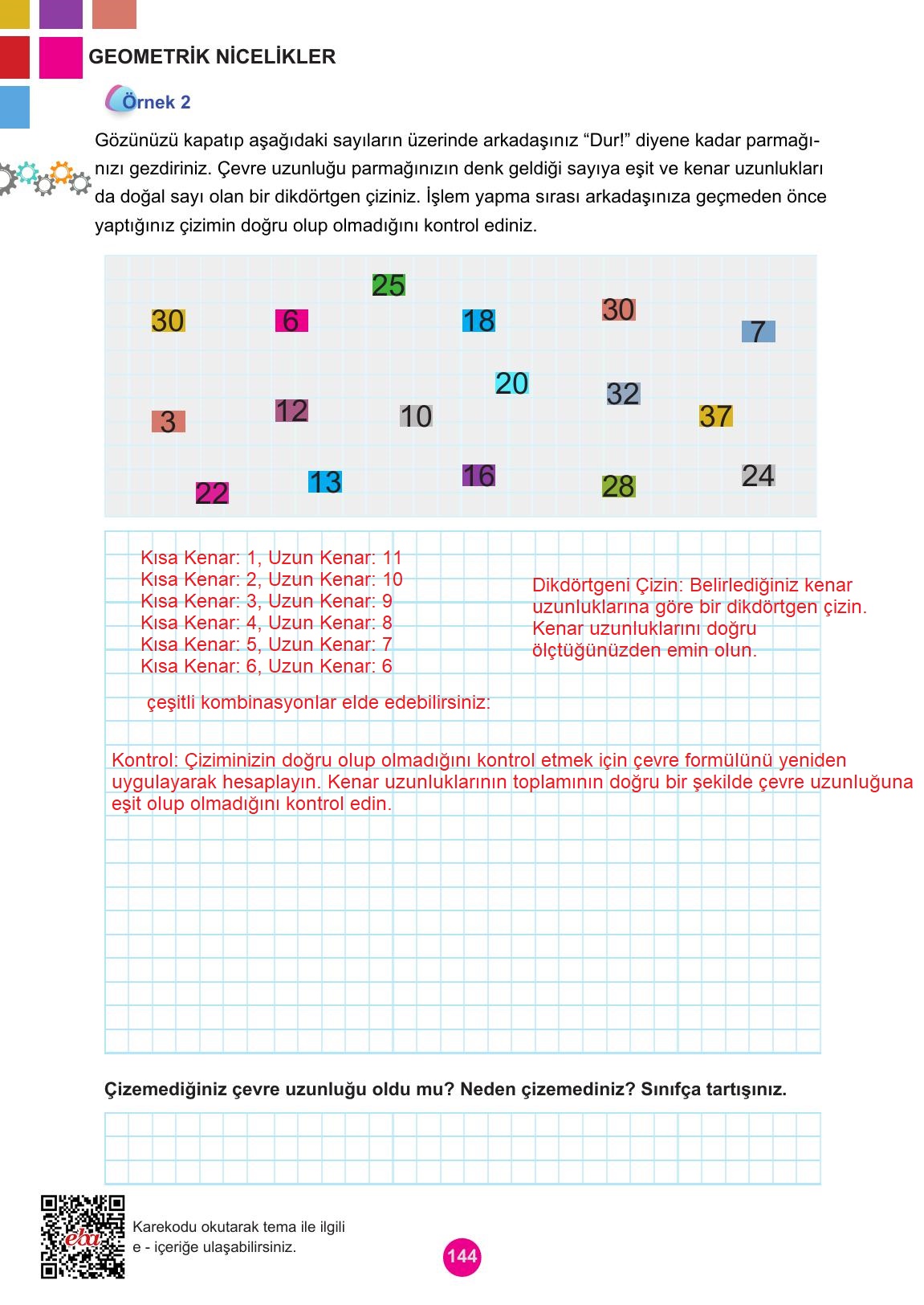 5. Sınıf Meb Yayınları Matematik Ders Kitabı Sayfa 144 Cevapları