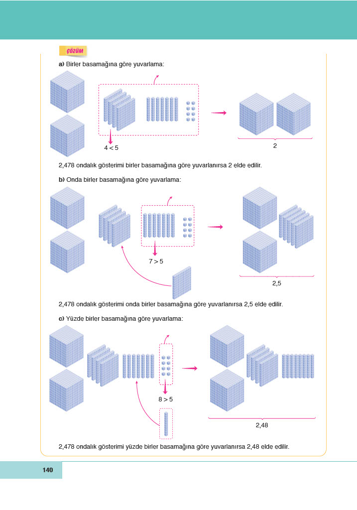 6. Sınıf Doğa Yayınları Matematik Ders Kitabı Sayfa 140 Cevapları