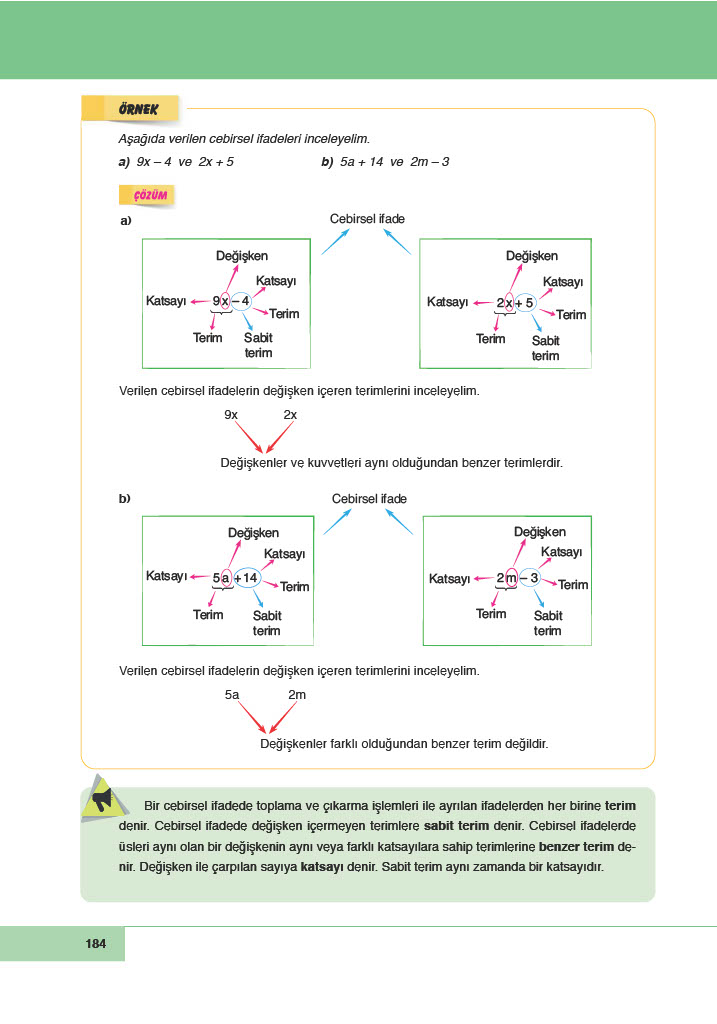 6. Sınıf Doğa Yayınları Matematik Ders Kitabı Sayfa 184 Cevapları