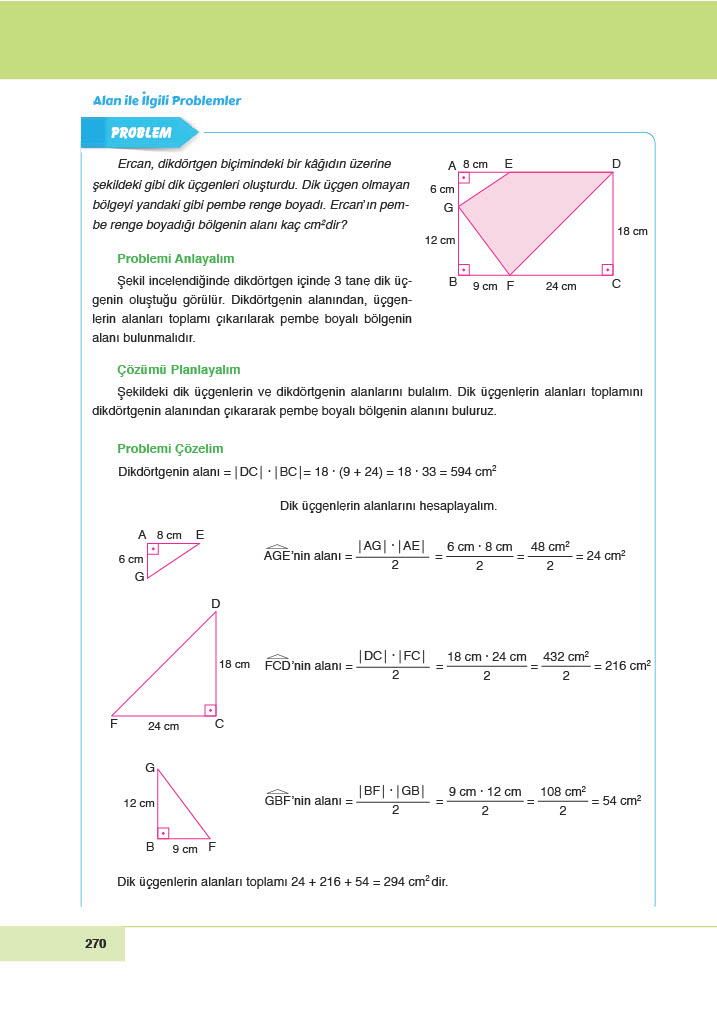 6. Sınıf Doğa Yayınları Matematik Ders Kitabı Sayfa 270 Cevapları