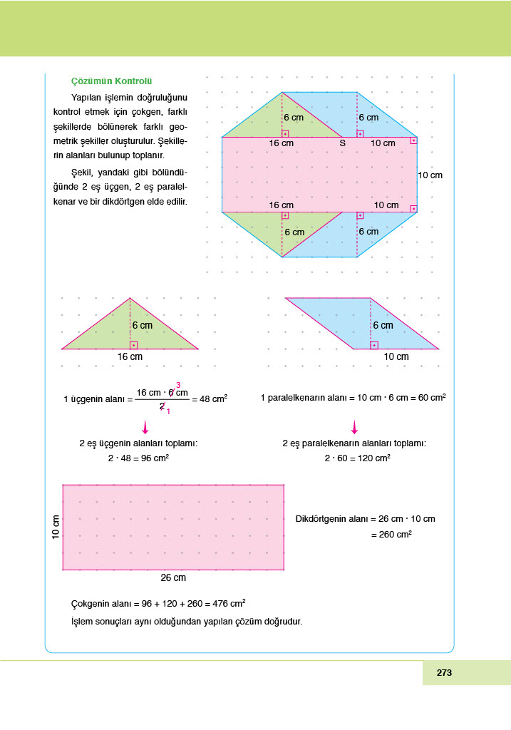 6. Sınıf Doğa Yayınları Matematik Ders Kitabı Sayfa 273 Cevapları