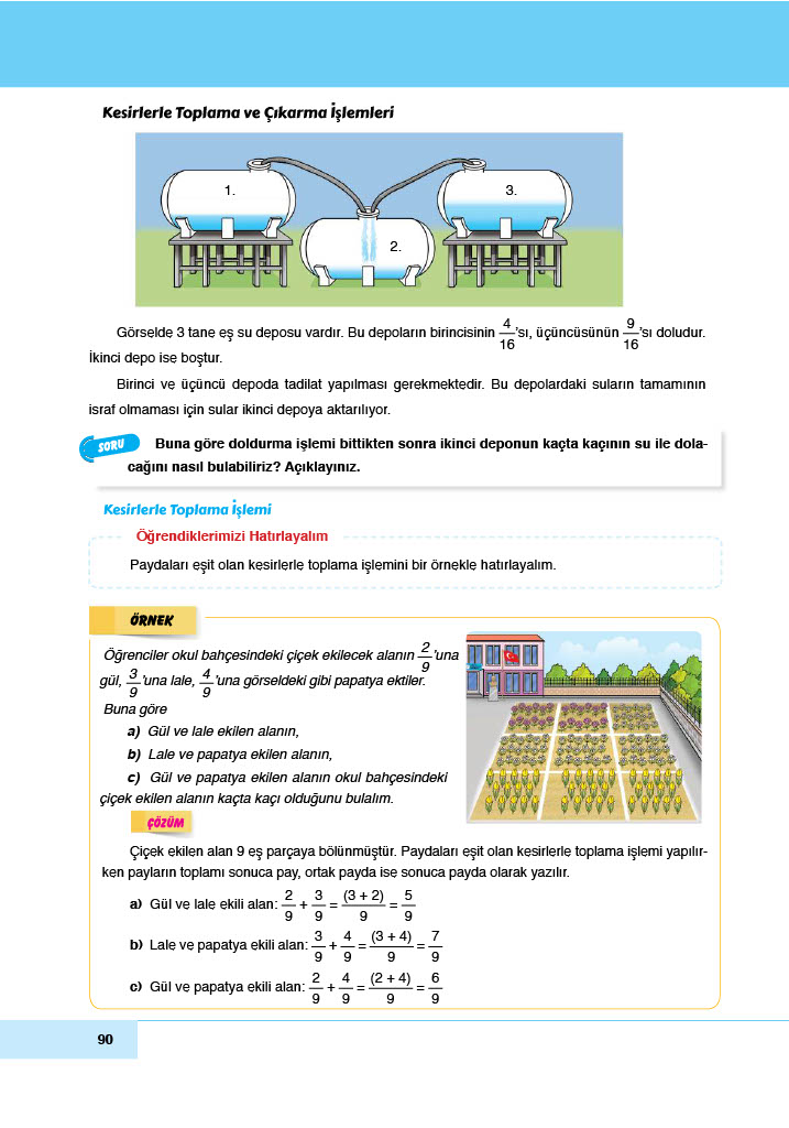 6. Sınıf Doğa Yayınları Matematik Ders Kitabı Sayfa 90 Cevapları