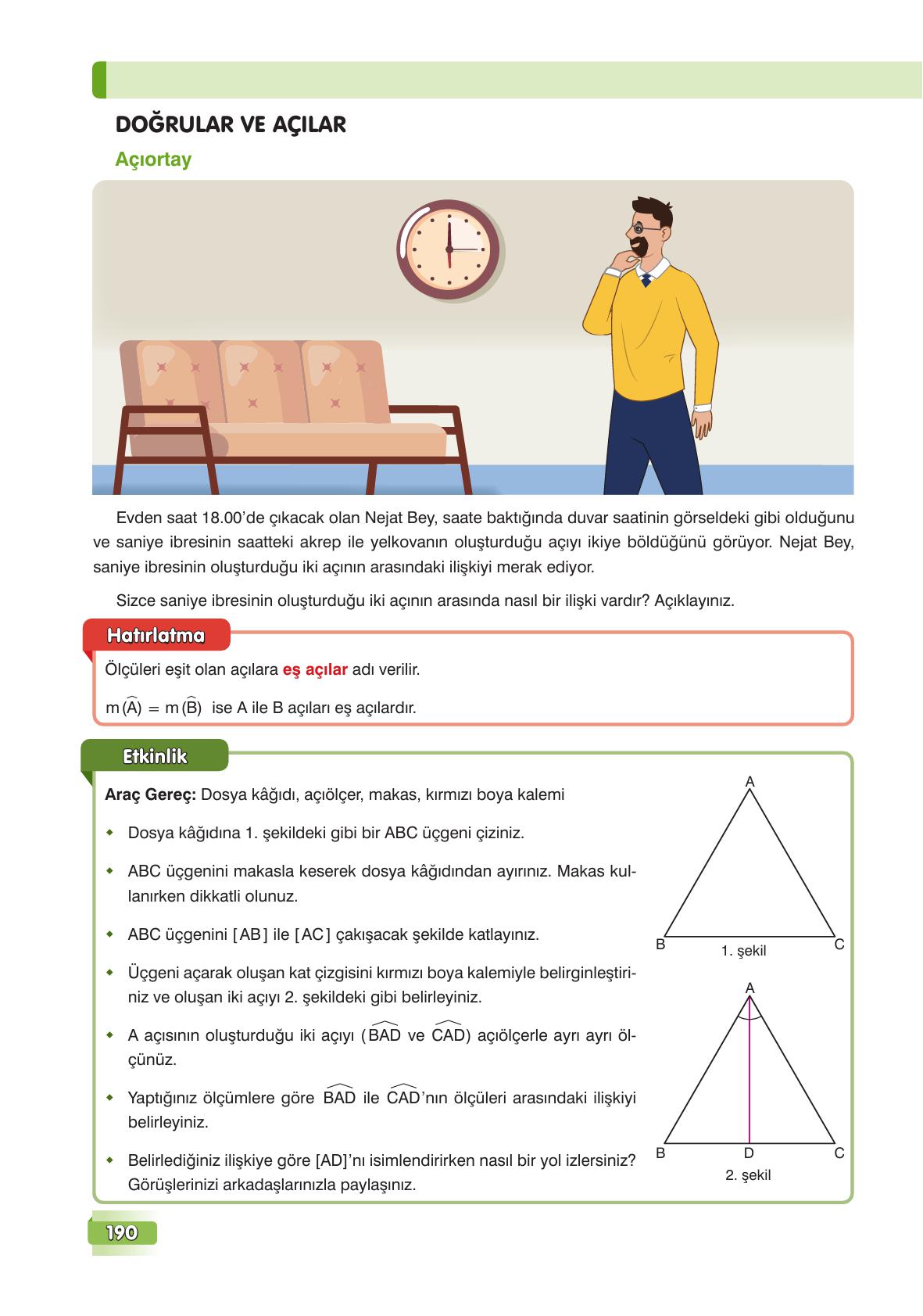 7. Sınıf Edat Yayınları Matematik Ders Kitabı Sayfa 190 Cevapları