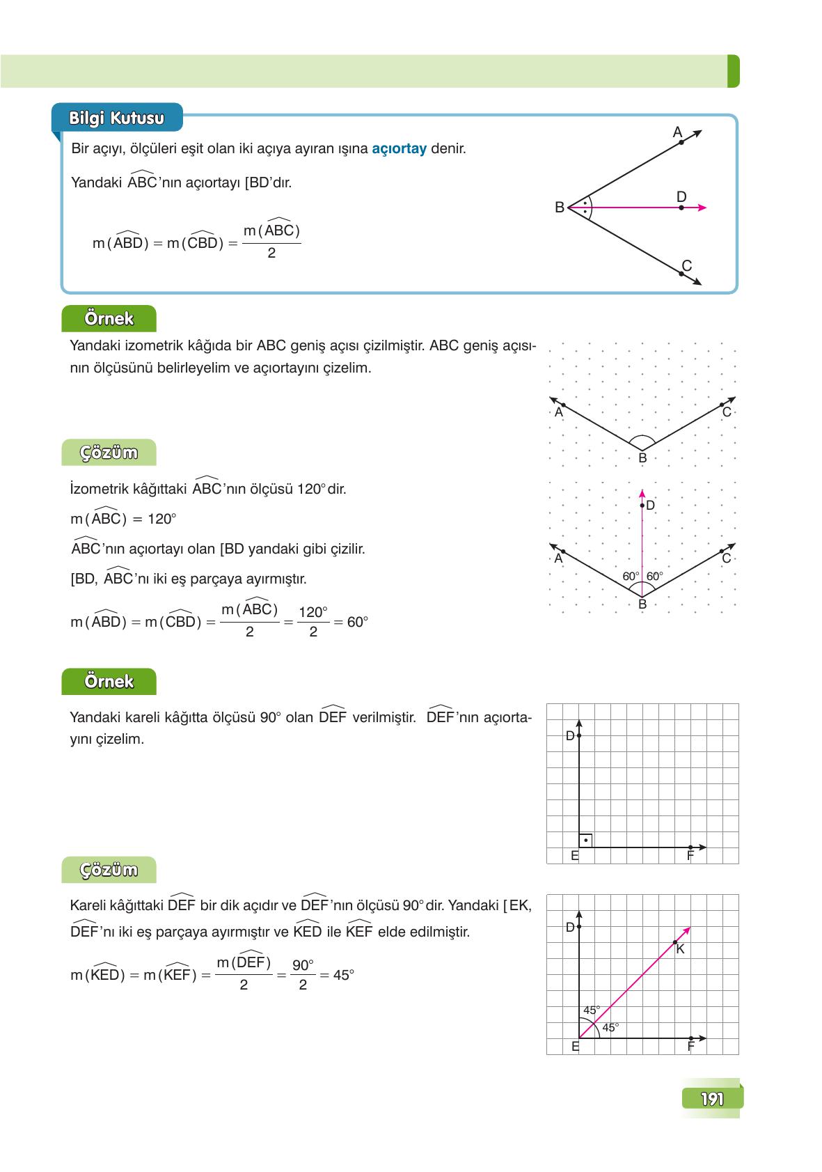 7. Sınıf Edat Yayınları Matematik Ders Kitabı Sayfa 191 Cevapları