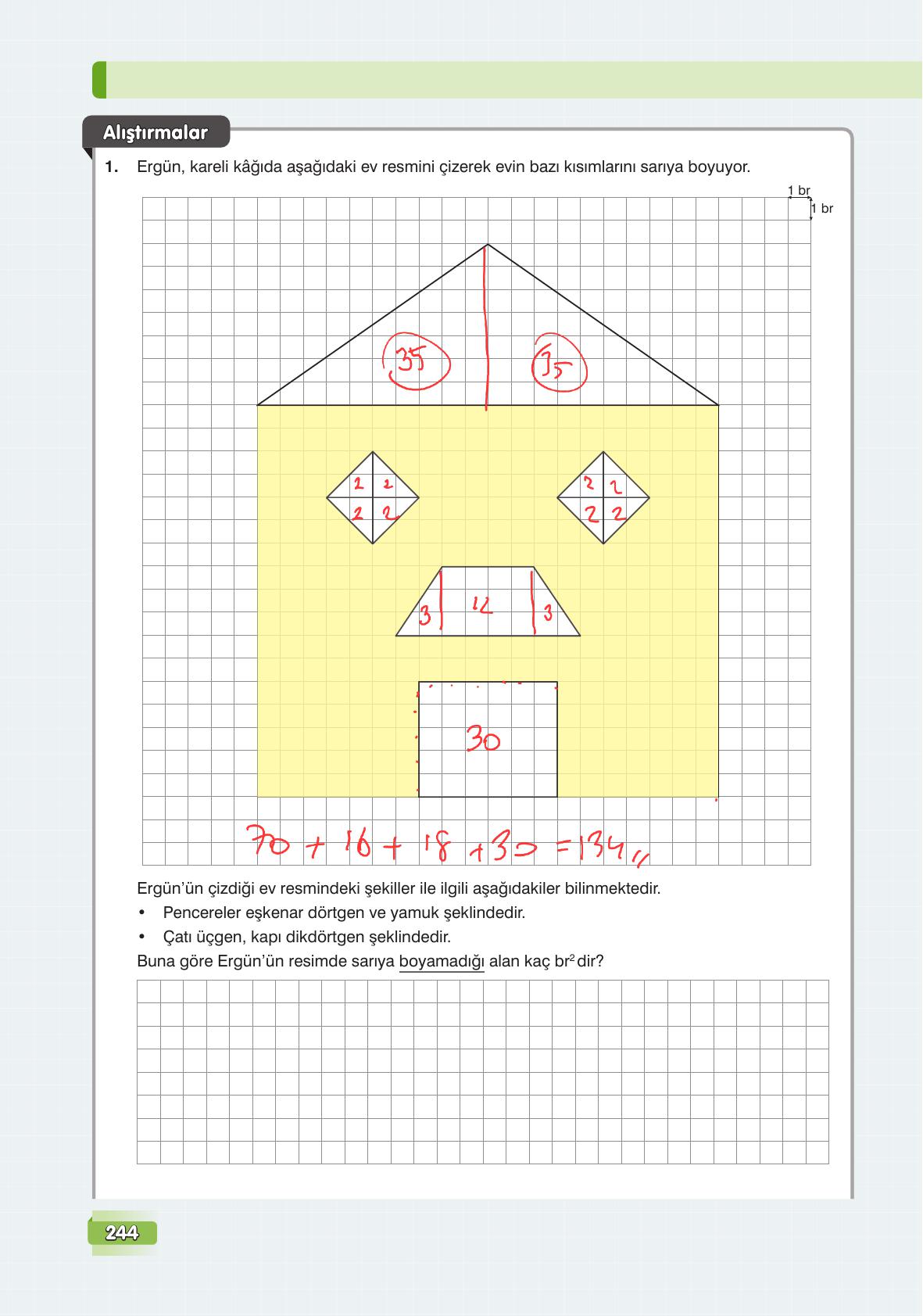 7. Sınıf Edat Yayınları Matematik Ders Kitabı Sayfa 244 Cevapları