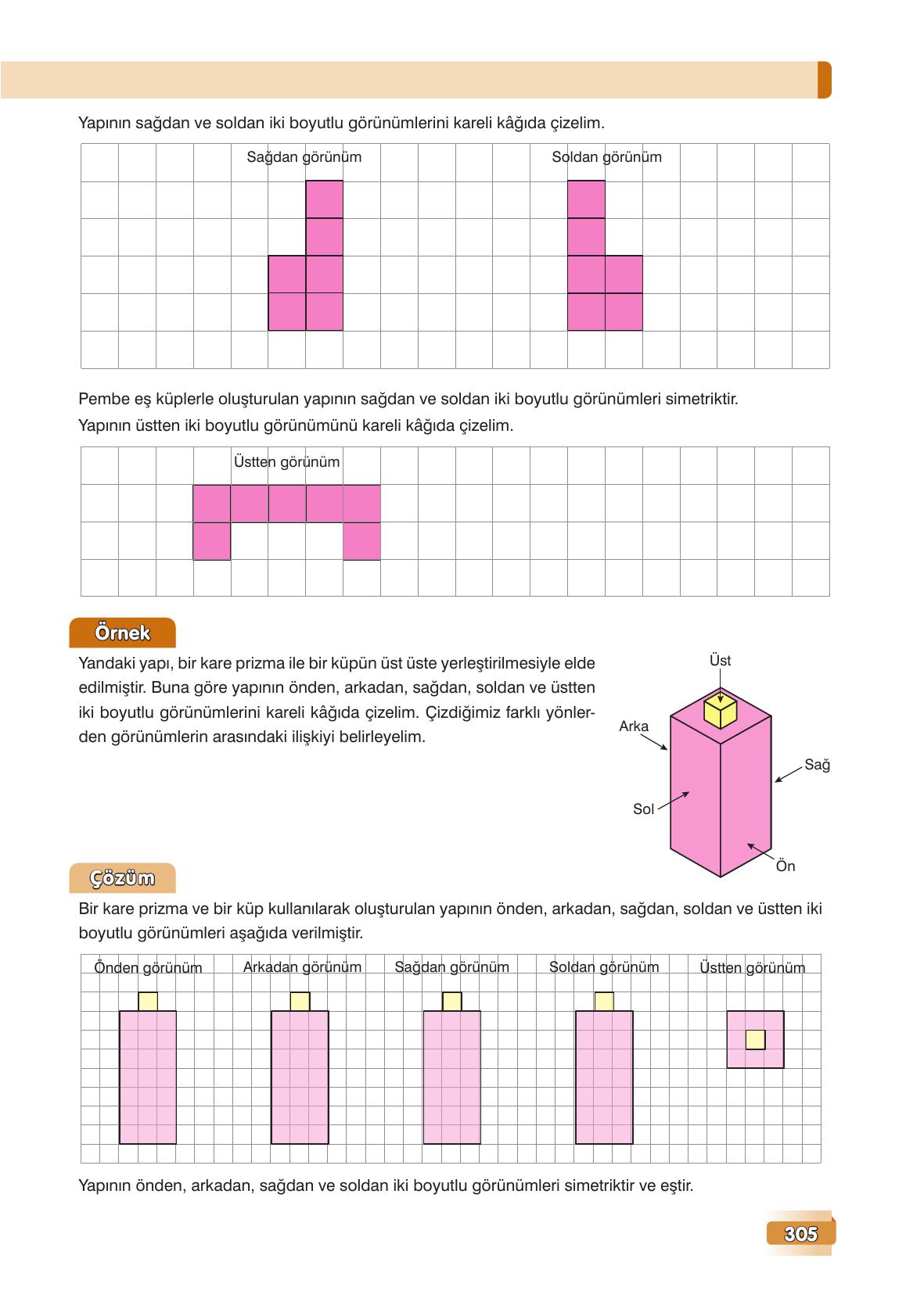 7. Sınıf Edat Yayınları Matematik Ders Kitabı Sayfa 305 Cevapları