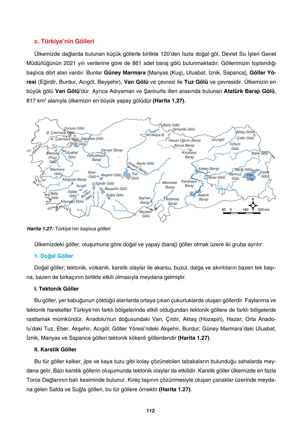 10. Sınıf Tutku Yayınları Coğrafya Ders Kitabı Sayfa 112 Cevapları