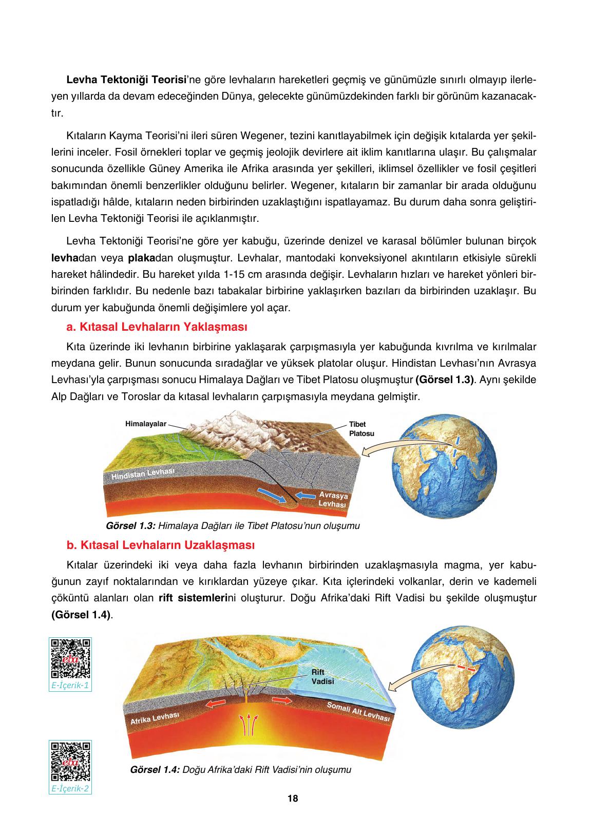 10. Sınıf Tutku Yayınları Coğrafya Ders Kitabı Sayfa 18 Cevapları