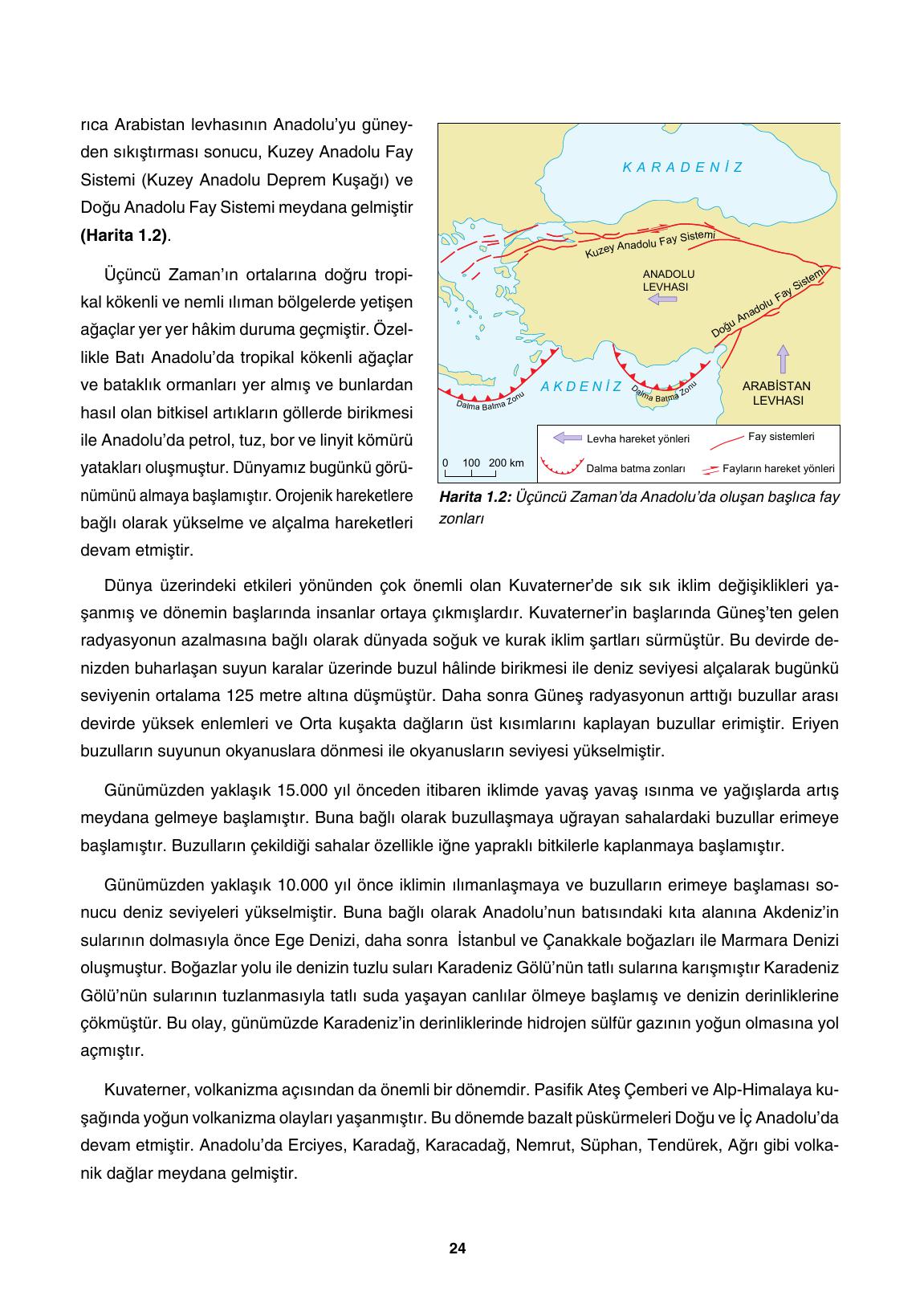 10. Sınıf Tutku Yayınları Coğrafya Ders Kitabı Sayfa 24 Cevapları