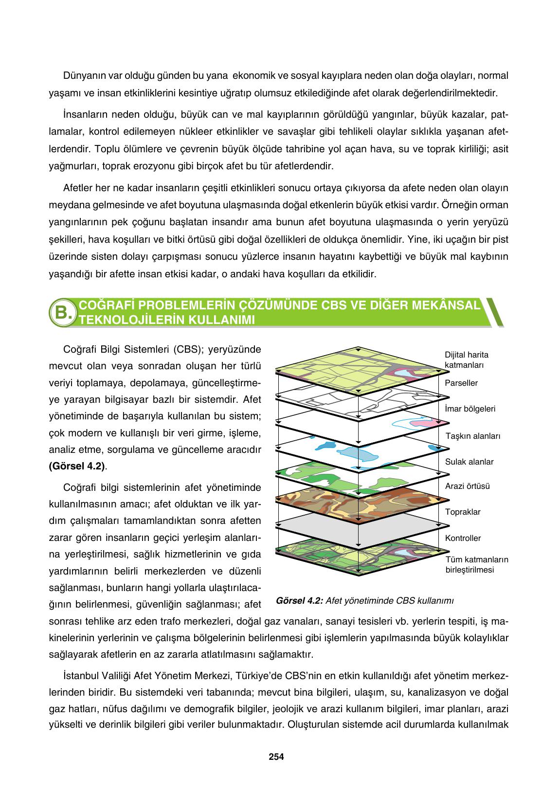 10. Sınıf Tutku Yayınları Coğrafya Ders Kitabı Sayfa 254 Cevapları