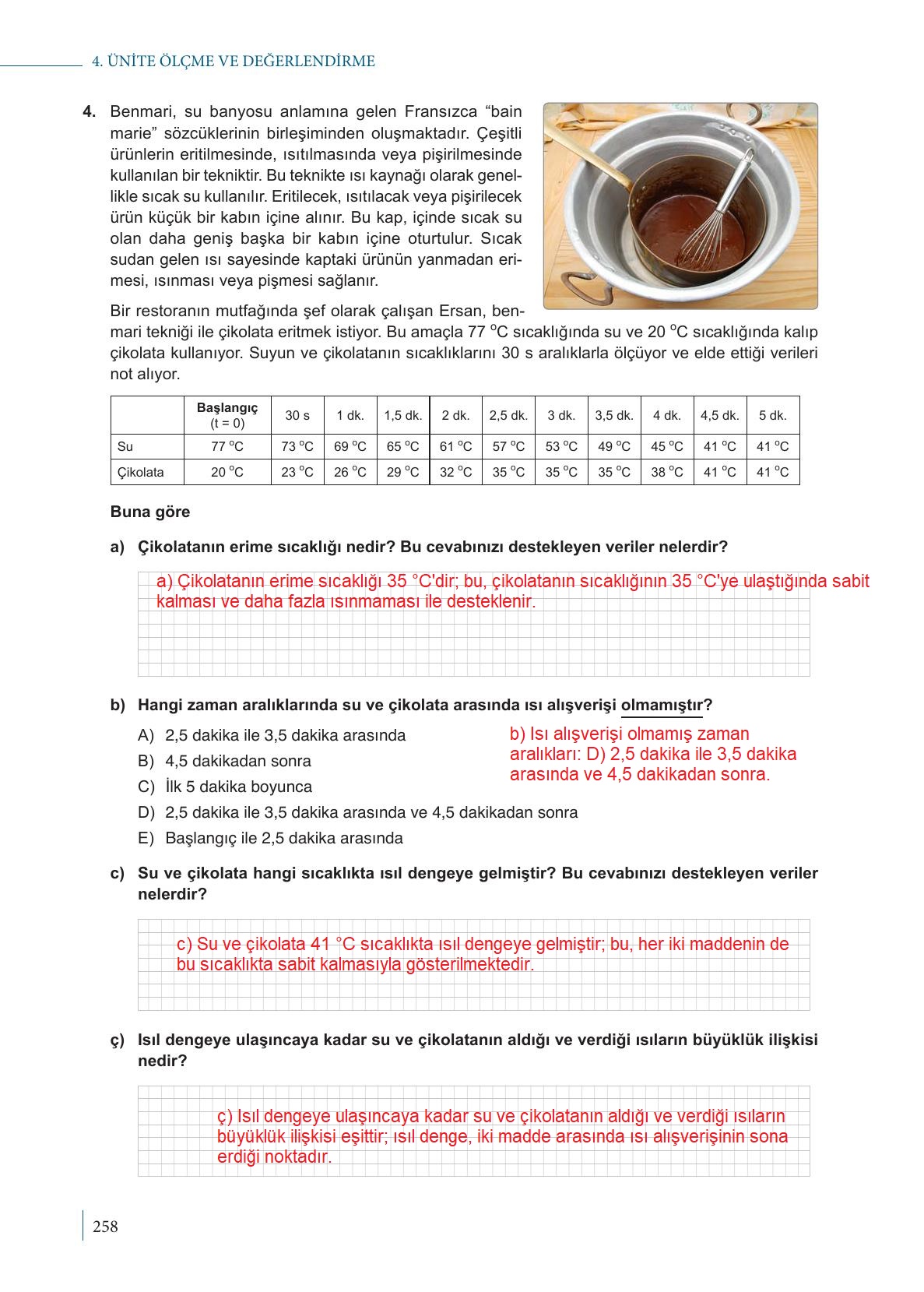 9. Sınıf Meb Yayınları Fizik Ders Kitabı Sayfa 258 Cevapları